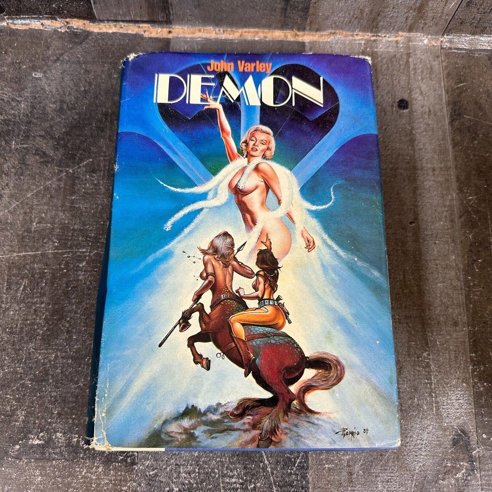 John Varley DEMON 1984 Berkley Books, NY Early Book Club Edition HC Ferris Art